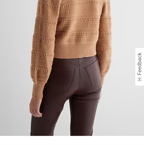 Textured V-Neck Bow Cardigan Size XL - Picture 3 of 12